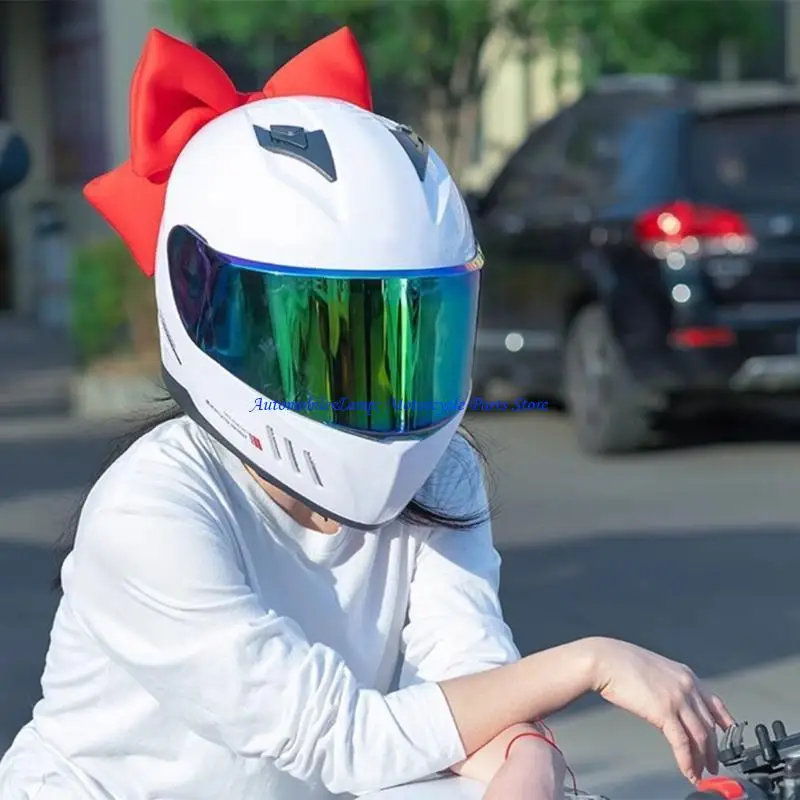 H7BD Fashion Helmets Patches Motorcycle Helmets Decoration Motorbike Helmets Decor Helmets Accessories Bowknot Ornament
H7BD Fashion Helmets Patches Motorcycle Helmets Decoration Motorbike Helmets Decor Helmets Accessories Bowknot Ornament