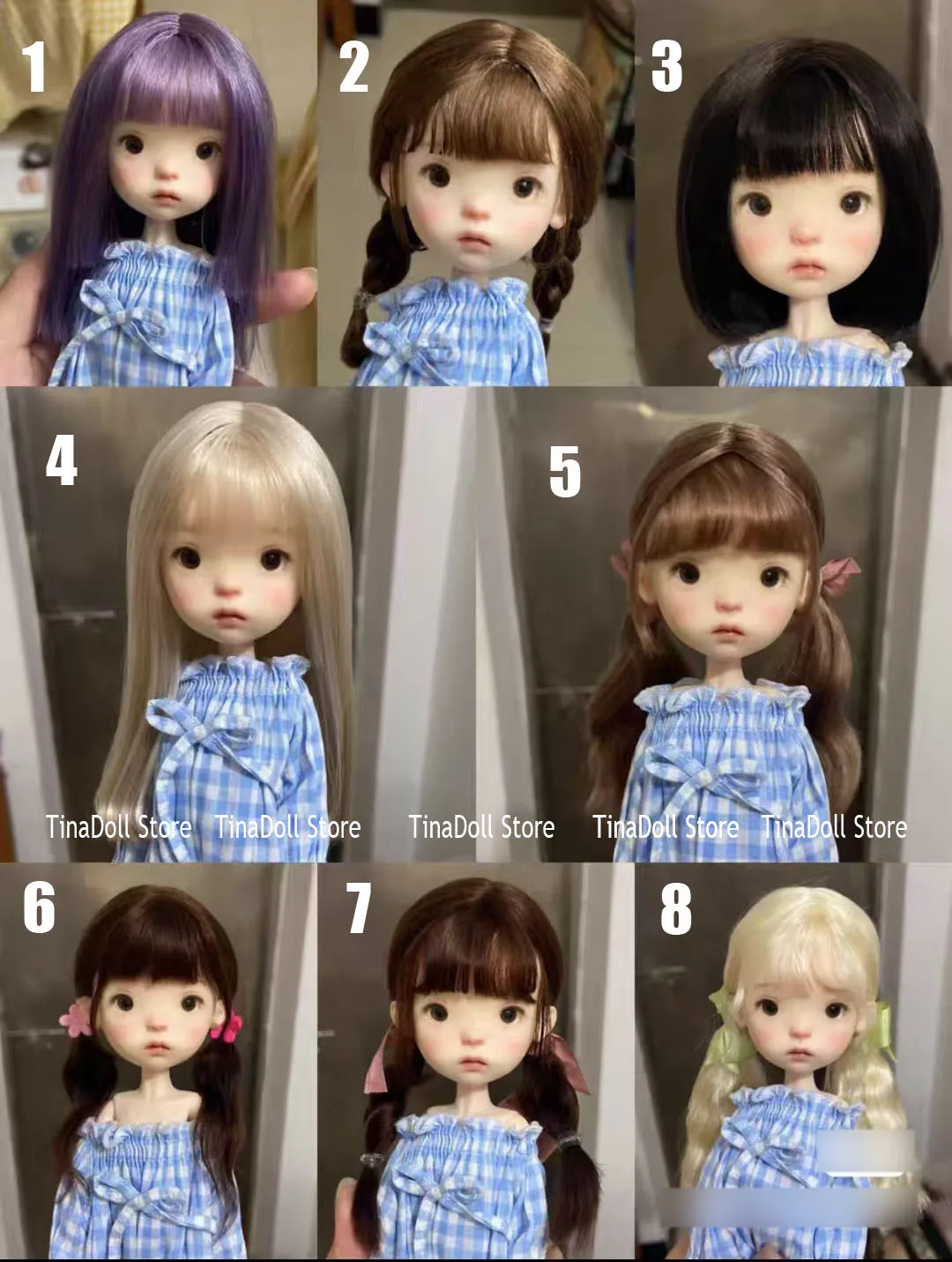(TinaDoll Store)2025 new different style Mohair Wigs for Landoudou Landazz 16cm head circumstance
(TinaDoll Store)2025 new different style Mohair Wigs for Landoudou Landazz 16cm head circumstance