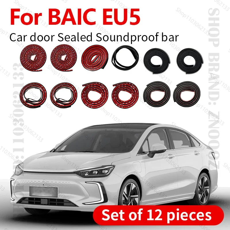 For 2018-2021 BAIC EU5 C35DB Car Door Seal Strip Rubber Double Layer Sealing Protector Soundproof Dustproof Seal Strip 12PCS Set
For 2018-2021 BAIC EU5 C35DB Car Door Seal Strip Rubber Double Layer Sealing Protector Soundproof Dustproof Seal Strip 12PCS Set