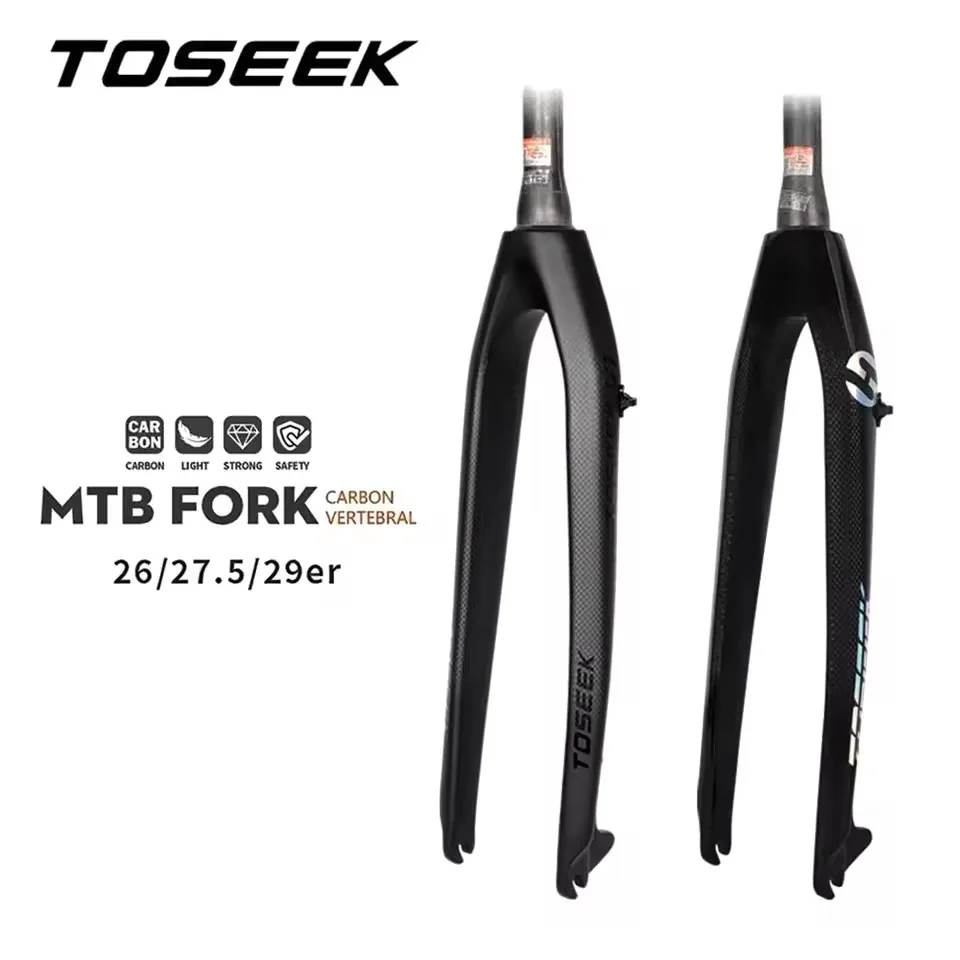 Велосипедная вилка TOSEEK T800 из карбона для горных велосипедов, 26/27.5/29 дюймов, коническая труба, QR 9*100 мм, глянцевая или матовая
Велосипедная вилка TOSEEK T800 из карбона для горных велосипедов, 26/27.5/29 дюймов, коническая труба, QR 9*100 мм, глянцевая или матовая