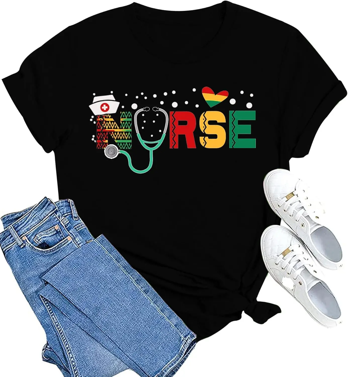 MAIHUN Women Nurse Life Shirt Nurse Letter Print Tee Tops Nurse Day Gifts Shirts Inspirational Short Sleeve
MAIHUN Women Nurse Life Shirt Nurse Letter Print Tee Tops Nurse Day Gifts Shirts Inspirational Short Sleeve