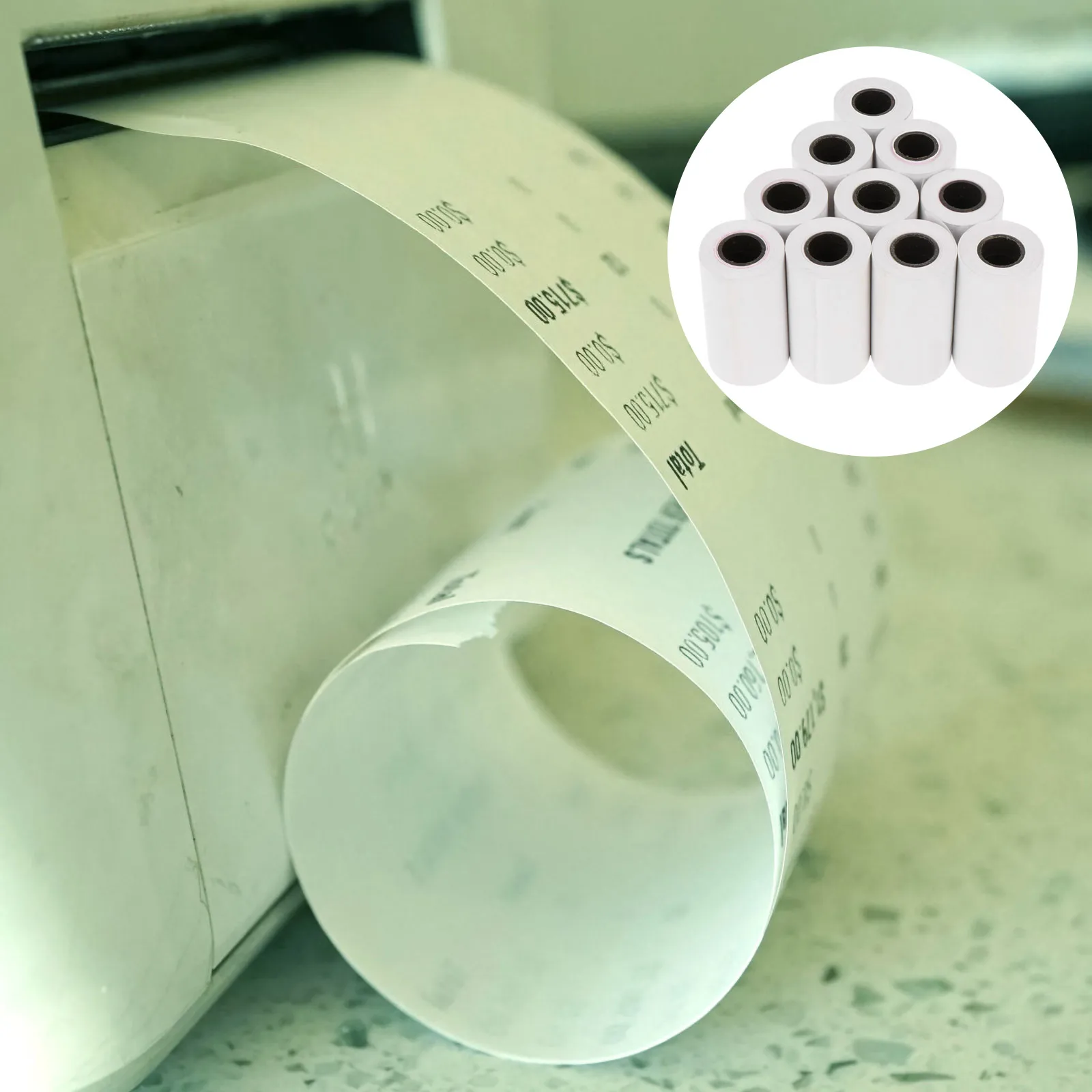 10Pcs Thermal Cash Register Paper Roll Excellent Workmanship Suitable for Banks Telecommunications Hospital 
10Pcs Thermal Cash Register Paper Roll Excellent Workmanship Suitable for Banks Telecommunications Hospital