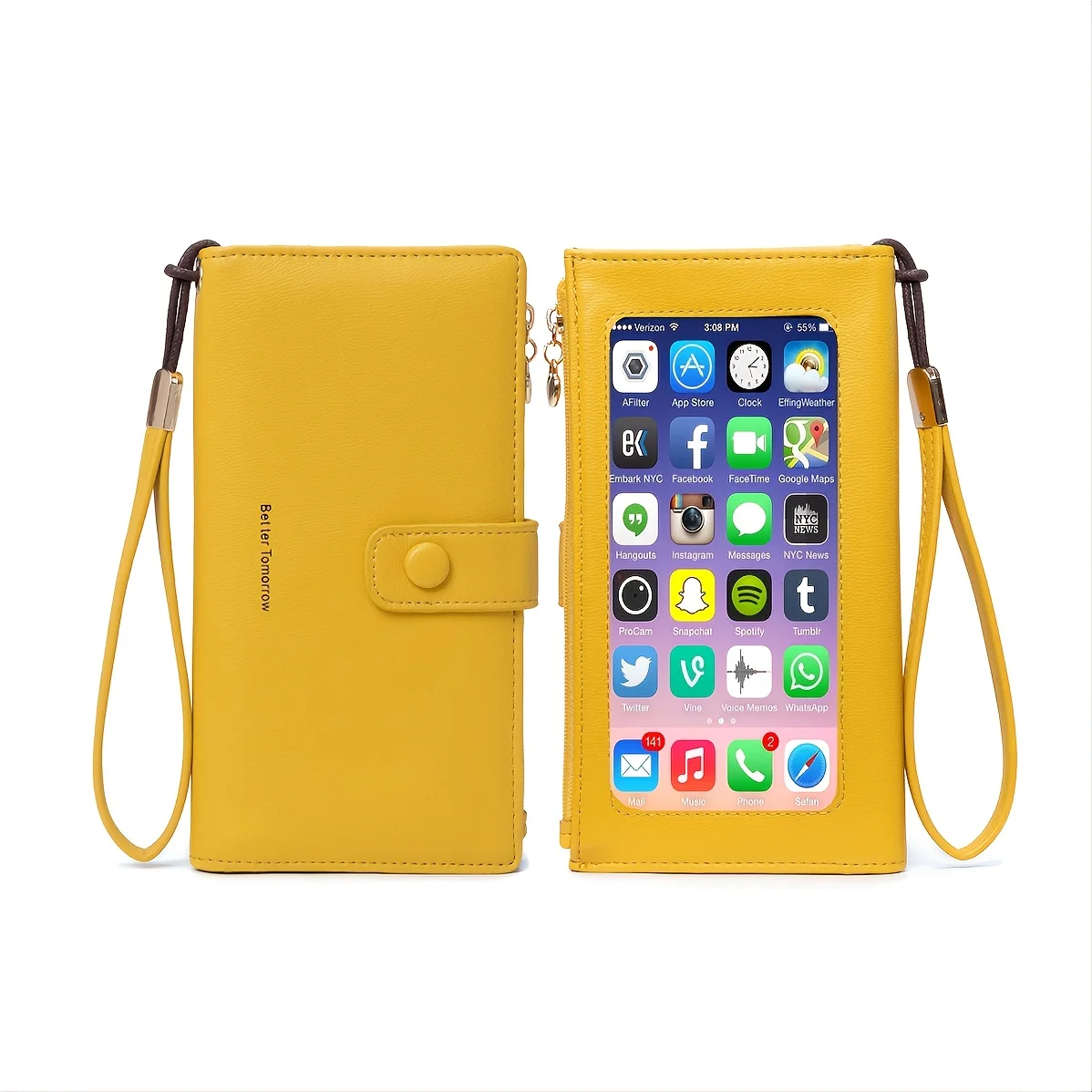 Multifunctional PU Women's RFID Travel Wallet, Screen Phone Bag, Women's Clutch Bag With Wrist
Multifunctional PU Women's RFID Travel Wallet, Screen Phone Bag, Women's Clutch Bag With Wrist