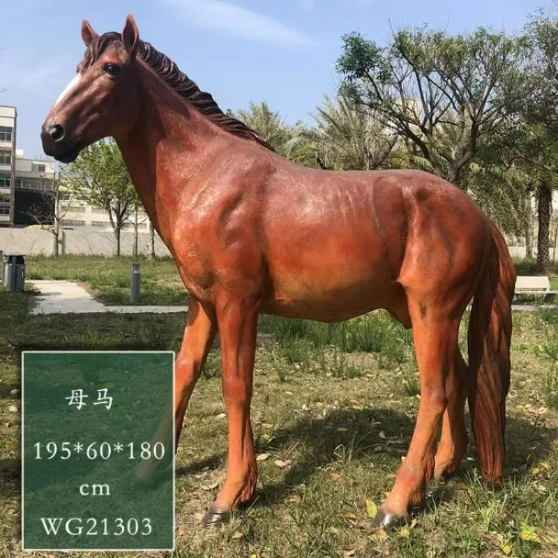 【Popular】Outdoor Racecourse Horse Farm Animal Model Fiberglass Horse Statue Simulation Horse Sculpture Lawn Decoration park orna
【Popular】Outdoor Racecourse Horse Farm Animal Model Fiberglass Horse Statue Simulation Horse Sculpture Lawn Decoration park orna