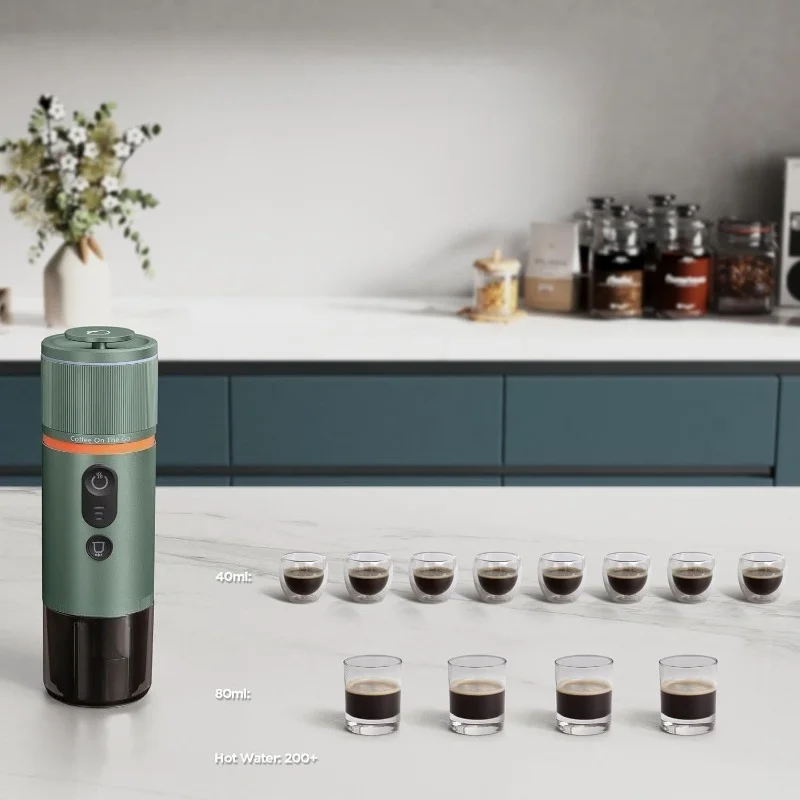 12V Electric Travel Expresso Maker,Portable Espresso Coffee Machine,Self Heating 8 Cups Battery Powered Compatible
12V Electric Travel Expresso Maker,Portable Espresso Coffee Machine,Self Heating 8 Cups Battery Powered Compatible
