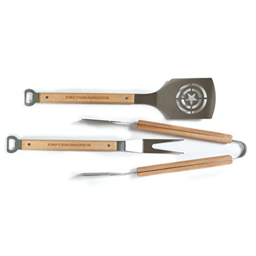 's tain America 3-х предметная посуда для гриля Q на открытом воздухе t — включает вилку и щипцы из нержавеющей стали для спа с прочным деревянным носком и 17 дюймов — ecu
's tain America 3-х предметная посуда для гриля Q на открытом воздухе t — включает вилку и щипцы из нержавеющей стали для спа с прочным деревянным носком и 17 дюймов — ecu