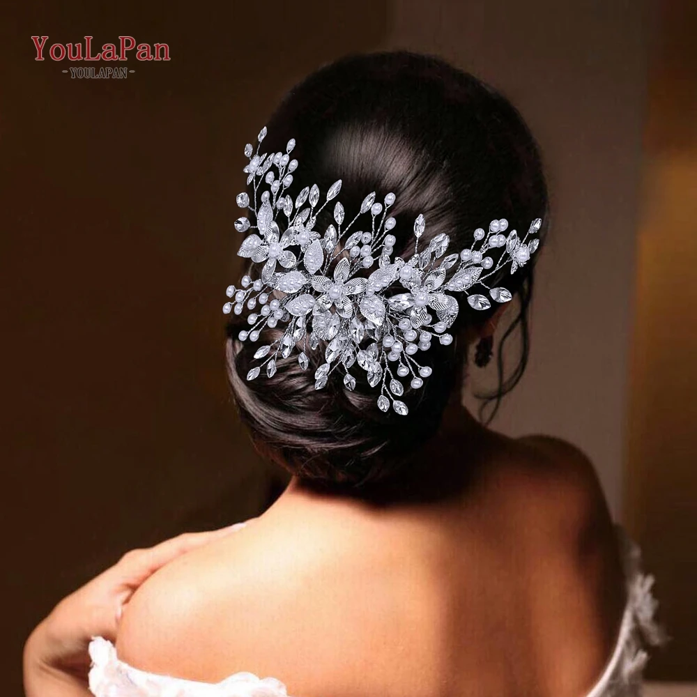 TOPQUEEN Rhinestone Wedding Hair Comb Bride Alloy Flower Headdress Woman Headpiece Bridal Headwear Party Hair Accessories HP870
TOPQUEEN Rhinestone Wedding Hair Comb Bride Alloy Flower Headdress Woman Headpiece Bridal Headwear Party Hair Accessories HP870