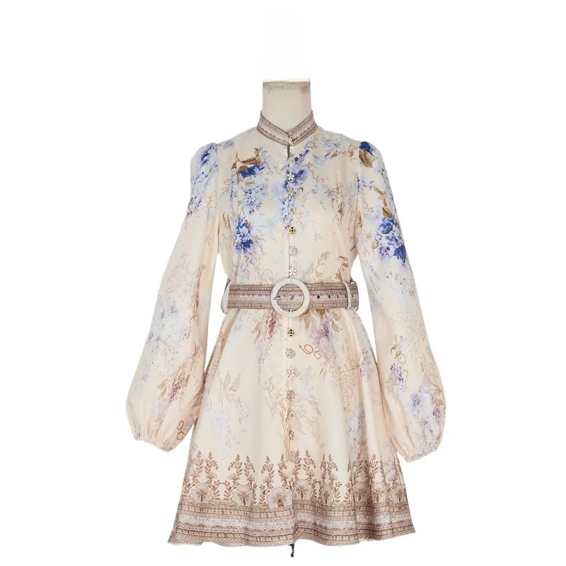 2025 Niche Australian New Vintage Paisley Print Round Neck Long Sleeve Cotton and Linen Short Dress
2025 Niche Australian New Vintage Paisley Print Round Neck Long Sleeve Cotton and Linen Short Dress