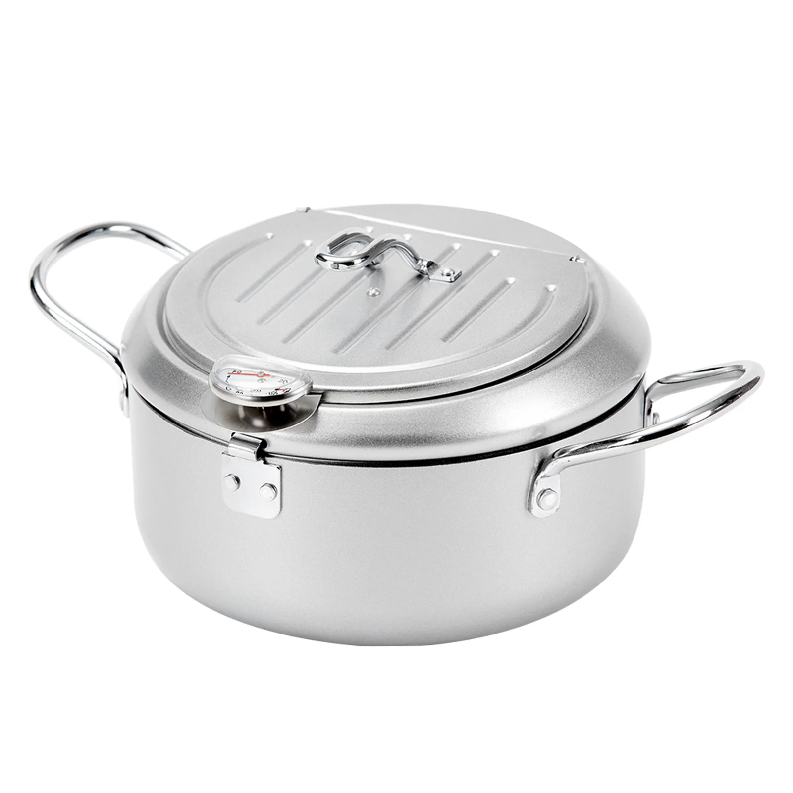 Home Chicken French Fries Kitchen With Thermometer Easy Clean Lid Tempura Deep Fryer Restaurant Carbon Steel Cooking Tool
Home Chicken French Fries Kitchen With Thermometer Easy Clean Lid Tempura Deep Fryer Restaurant Carbon Steel Cooking Tool