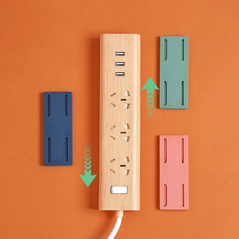 Wall-Mounted Plug Fixer Sticker Punch-free Home Self-Adhesive Socket Fixer Cable Wire Organizer Seamless Power Strip Holder
Wall-Mounted Plug Fixer Sticker Punch-free Home Self-Adhesive Socket Fixer Cable Wire Organizer Seamless Power Strip Holder