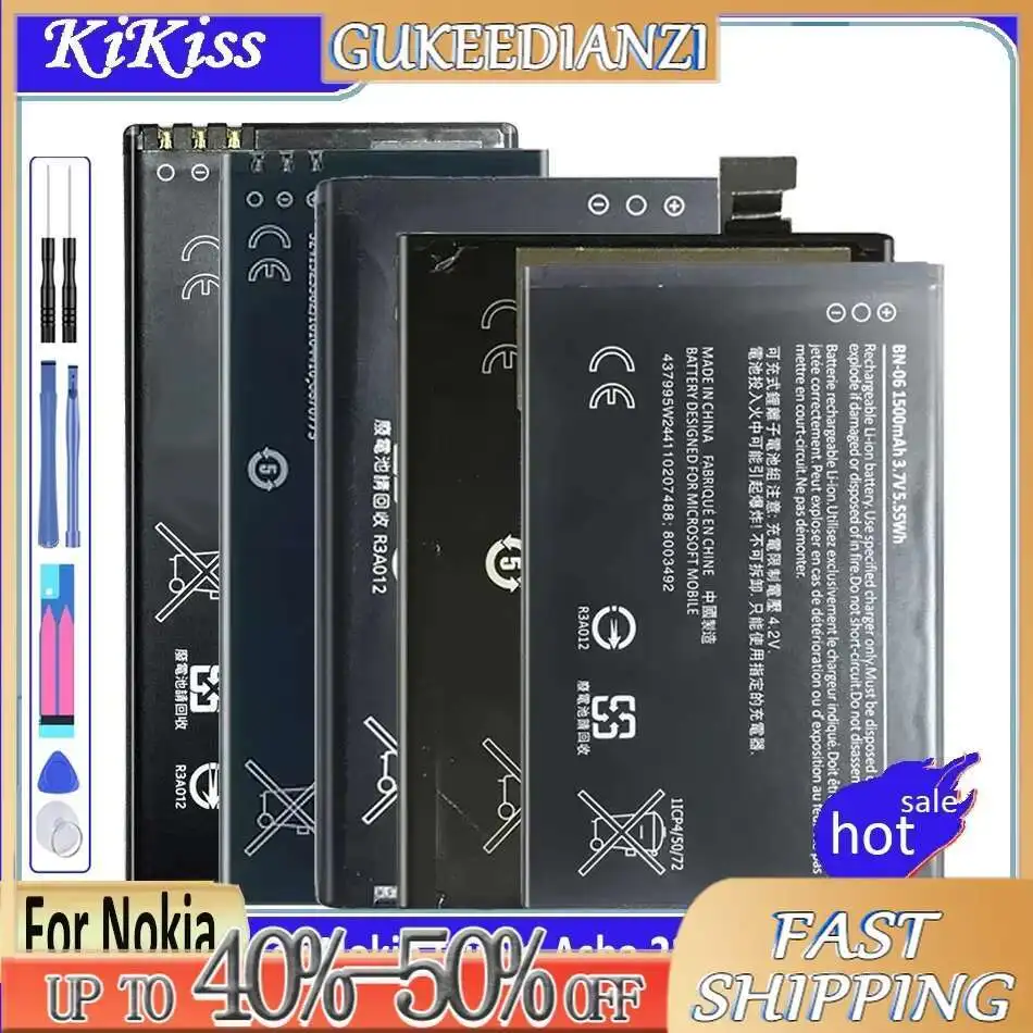 Аккумулятор BL-5H BL-4UL BV-T5C для Nokia Lumia Asha 225 330 435 535 620 625 630 640 XL 700 710 730 920 925 950 RM-977 RM-978
Аккумулятор BL-5H BL-4UL BV-T5C для Nokia Lumia Asha 225 330 435 535 620 625 630 640 XL 700 710 730 920 925 950 RM-977 RM-978