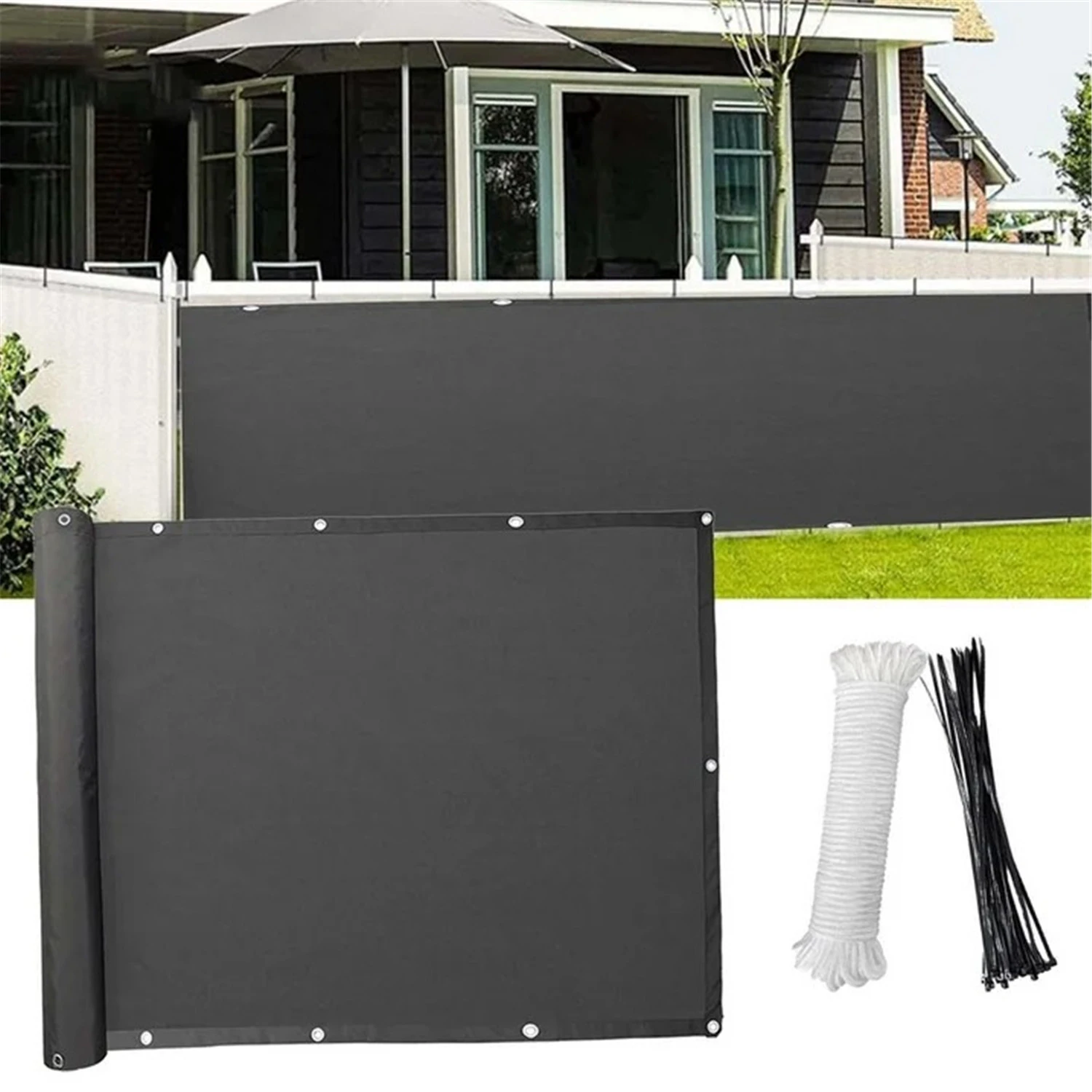 Balcony Privacy Screen Fence Cover UV Protection Water-Resistant Shield Shade Cloth for Deck Patio Backyard Garden Outdoor Pool
Balcony Privacy Screen Fence Cover UV Protection Water-Resistant Shield Shade Cloth for Deck Patio Backyard Garden Outdoor Pool