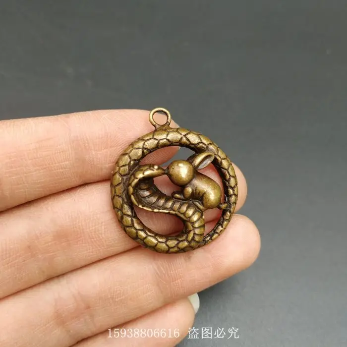 Antiques, Old Bronze Wares, Miscellaneous Collection, Antique Solid Brass Snake Rabbit Pendant, Copper Hanging Old Items
Antiques, Old Bronze Wares, Miscellaneous Collection, Antique Solid Brass Snake Rabbit Pendant, Copper Hanging Old Items