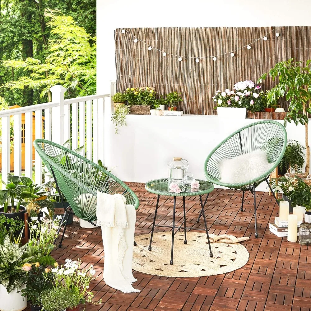 3-piece set of chairs, modern courtyard furniture,glass countertop table and 2 chairs indoor and outdoor conversation tavern set
3-piece set of chairs, modern courtyard furniture,glass countertop table and 2 chairs indoor and outdoor conversation tavern set