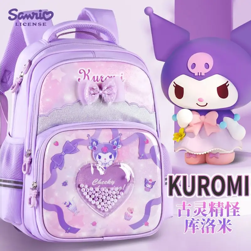 Kawaii Sanrio Kuromi MY MELODY Backpack Pupil Grade1-3 Lightweight Waterproof Schoolbag Children Reduce Burdens Girls Gifts Toys
Kawaii Sanrio Kuromi MY MELODY Backpack Pupil Grade1-3 Lightweight Waterproof Schoolbag Children Reduce Burdens Girls Gifts Toys
