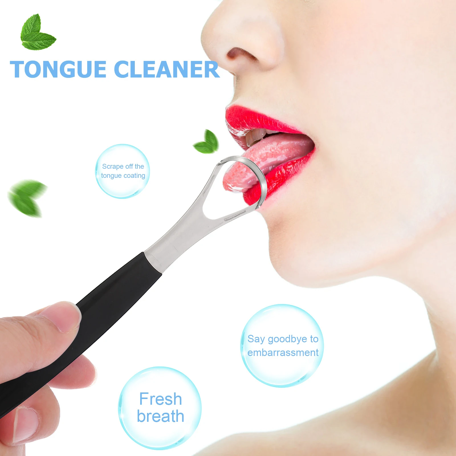 2 Sets Tongue Scraper Stainless Steel Lightweight Ergonomic al Care Tool for Teens Adults Travel Home Use Clean Practical
2 Sets Tongue Scraper Stainless Steel Lightweight Ergonomic al Care Tool for Teens Adults Travel Home Use Clean Practical