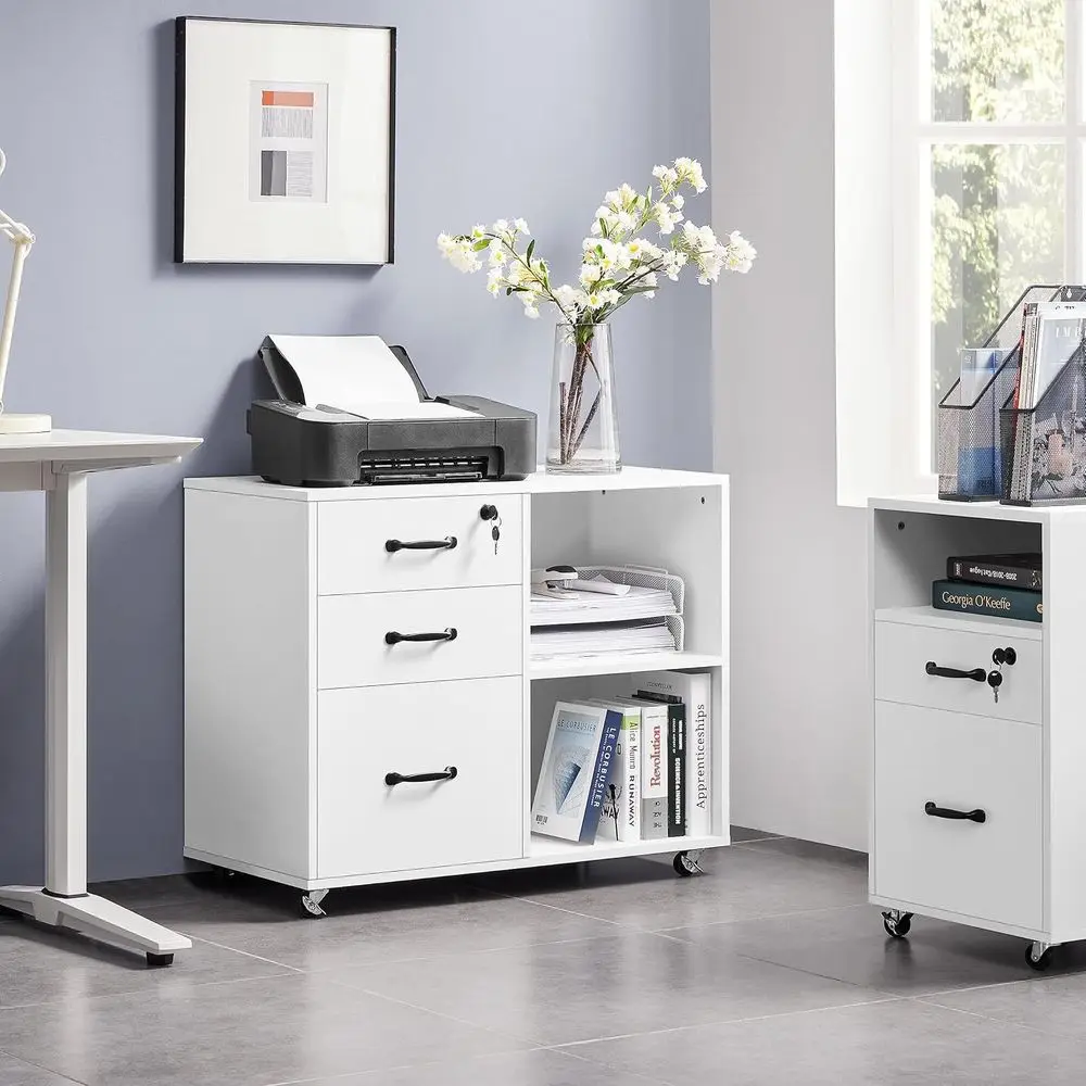 Cabinet Mobile Letter Size ile Organization Unit Mobile Lateral iling Cabinet Printer Stand or Home and Oice,White
Cabinet Mobile Letter Size ile Organization Unit Mobile Lateral iling Cabinet Printer Stand or Home and Oice,White