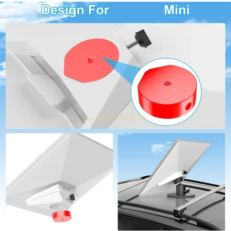 J0MA Adjustable Angles Car Roof Mount with Tripods Adapter No Drill Aluminum Antenna Mounting for Satellite
J0MA Adjustable Angles Car Roof Mount with Tripods Adapter No Drill Aluminum Antenna Mounting for Satellite