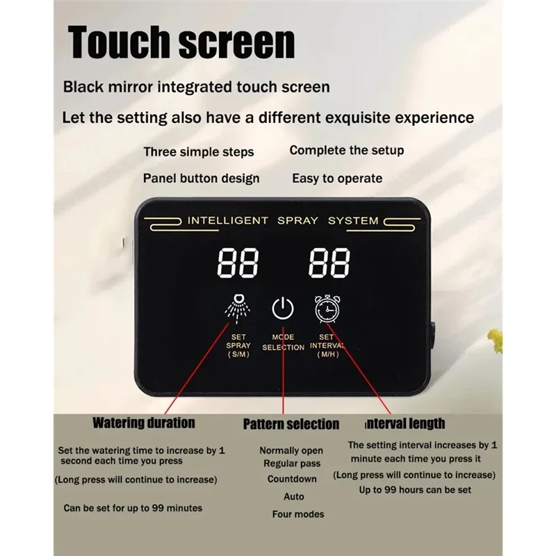 JHD Control Sprinkler Electronic Timer Intelligent Spray System Automatic Rainforest Crawler Spray Kit
JHD Control Sprinkler Electronic Timer Intelligent Spray System Automatic Rainforest Crawler Spray Kit