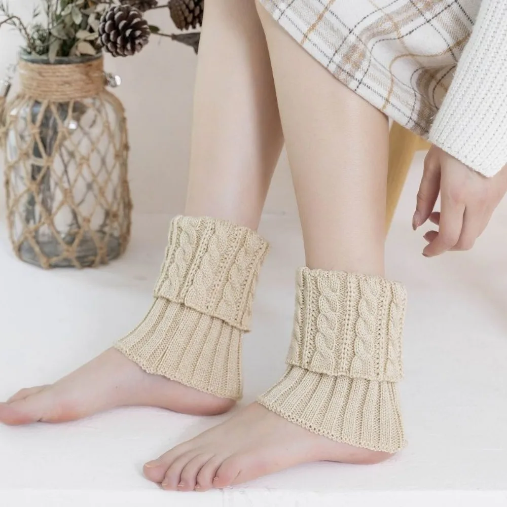 Solid Color Women's Leg Warmers Stretch Knitted Winter Warm Knitted Ankle Warmers Soft Slouch Style Thermal Cuffs Boot Sock
Solid Color Women's Leg Warmers Stretch Knitted Winter Warm Knitted Ankle Warmers Soft Slouch Style Thermal Cuffs Boot Sock