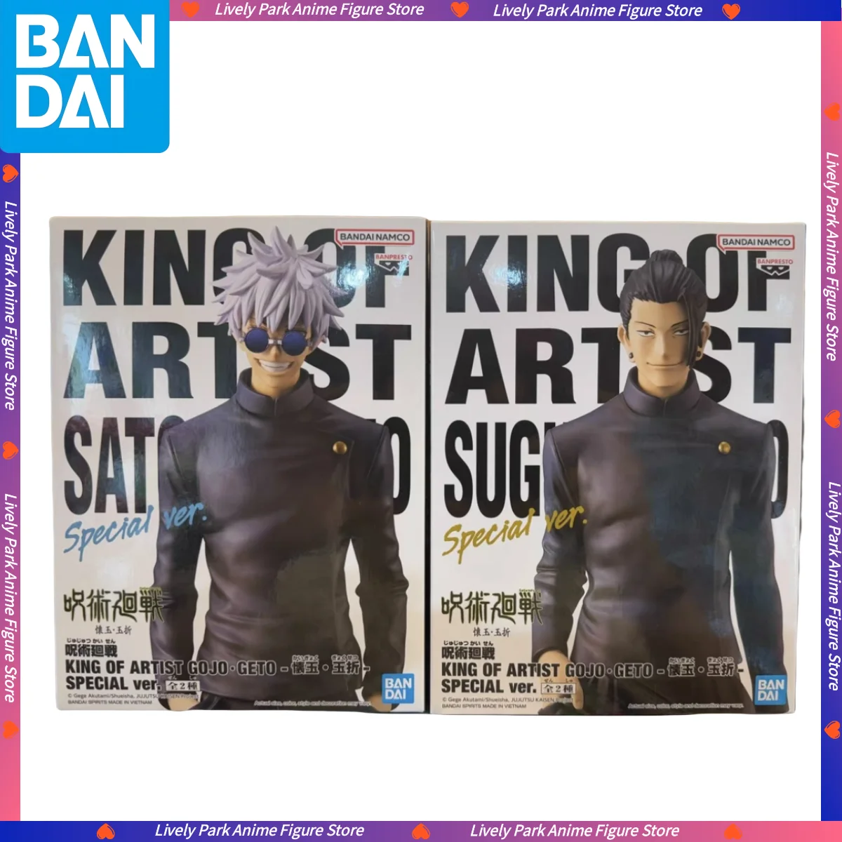Оригинальная фигурка BANDAI KING OF ARTIST Jujutsu Kaisen Gojo Satoru Geto Suguru SPECIAL Ver. Фигурка Модель Игрушки Фестиваль Подарок
Оригинальная фигурка BANDAI KING OF ARTIST Jujutsu Kaisen Gojo Satoru Geto Suguru SPECIAL Ver. Фигурка Модель Игрушки Фестиваль Подарок
