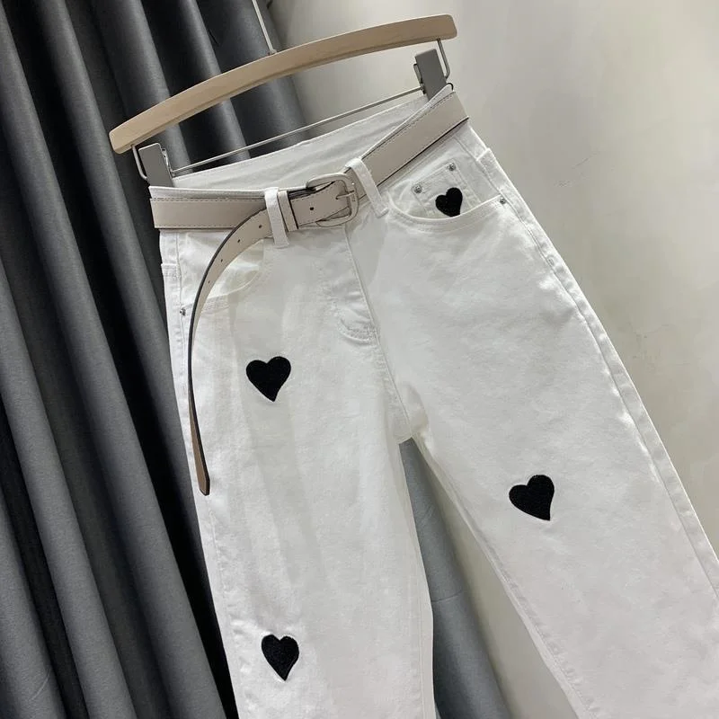 2025 Embroidered Jeans Pants Women's High Waist Slim Hot Drilling Pencil Pants Ladies Casual Elegant Denim Pants Trousers Female
2025 Embroidered Jeans Pants Women's High Waist Slim Hot Drilling Pencil Pants Ladies Casual Elegant Denim Pants Trousers Female