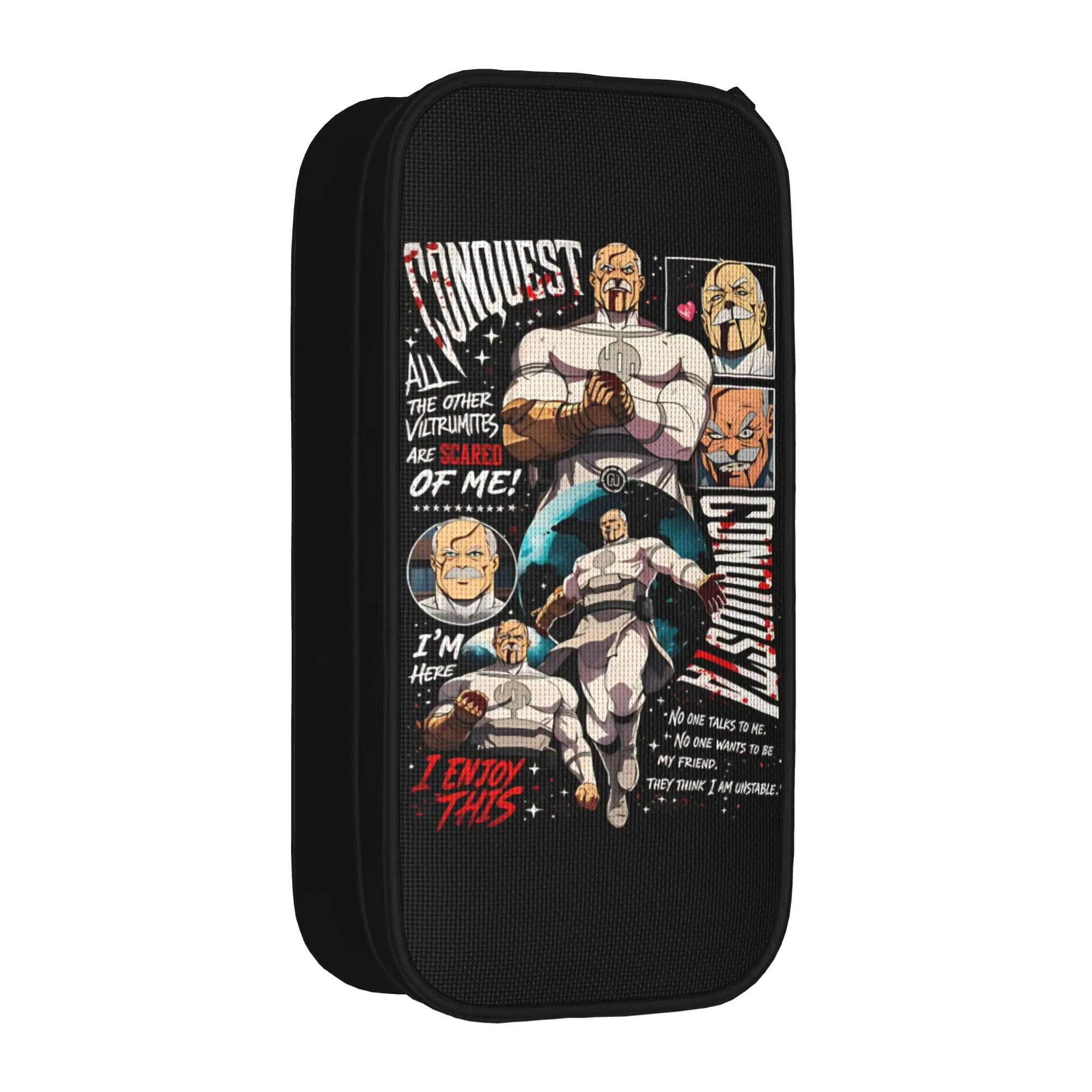 Invincible Conquest Pencil Cases Lovely Pen Pencil Bags for Student Large Storage Office Gift Pencil Box
Invincible Conquest Pencil Cases Lovely Pen Pencil Bags for Student Large Storage Office Gift Pencil Box