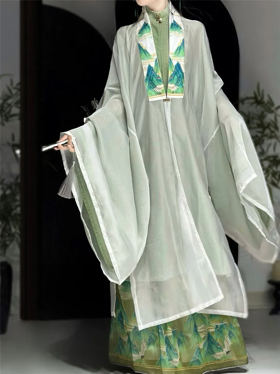 Chinese Style Hanfu Dress Set Female Elegant Song Dynasty Floral Print Princess Cosplay Costume Women Sweet Fairy Dance Dress
Chinese Style Hanfu Dress Set Female Elegant Song Dynasty Floral Print Princess Cosplay Costume Women Sweet Fairy Dance Dress
