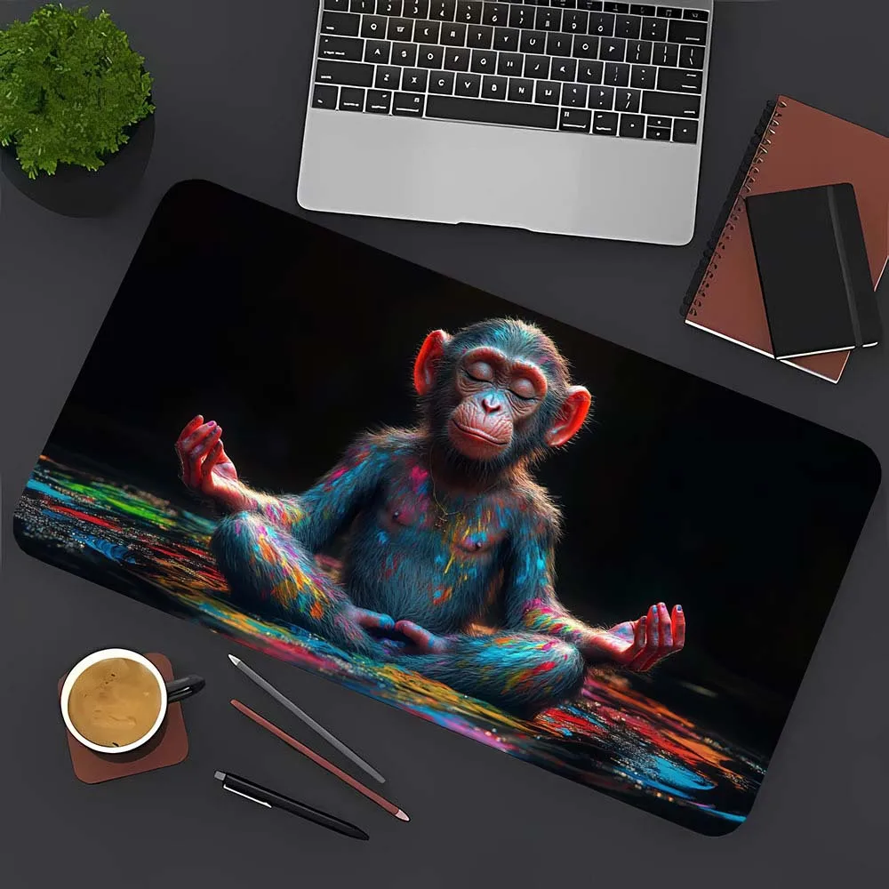 Energetic yoga monkey mousepad with a colorful design anti-slip rubber and sewn edges is perfect for the office, of high quality
Energetic yoga monkey mousepad with a colorful design anti-slip rubber and sewn edges is perfect for the office, of high quality