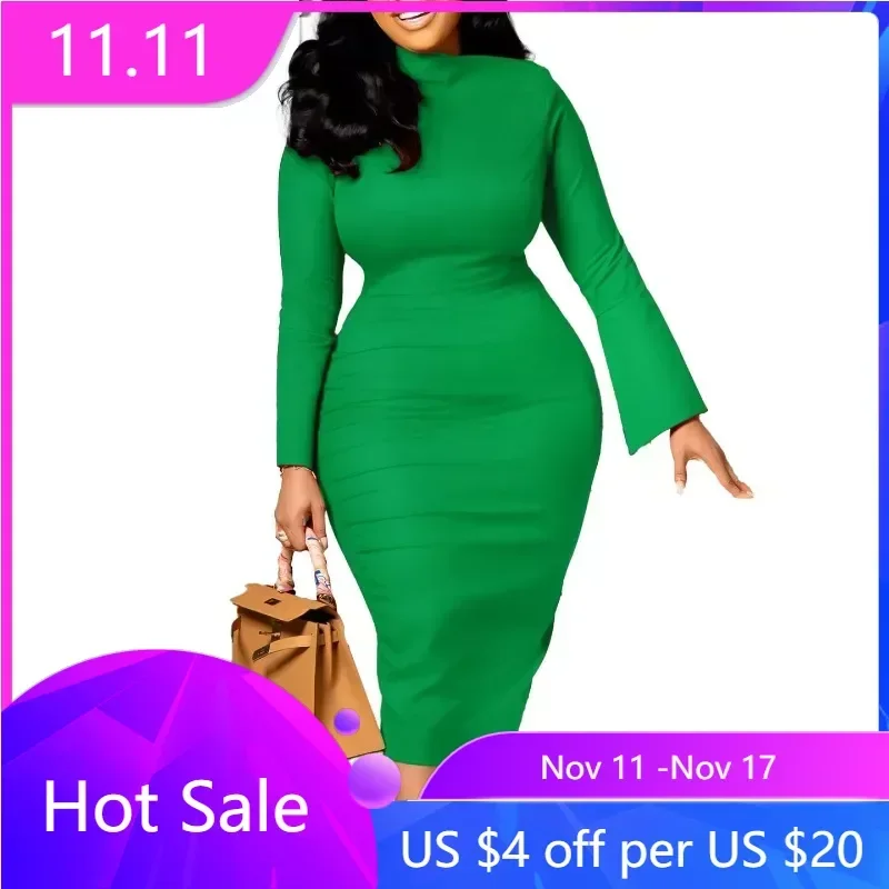 2024 Diagonal Collar Bodycon Dress African Dresses for Women Autumn Evening Party High Waist Robe Femme Plus Size Ladies Dress
2024 Diagonal Collar Bodycon Dress African Dresses for Women Autumn Evening Party High Waist Robe Femme Plus Size Ladies Dress