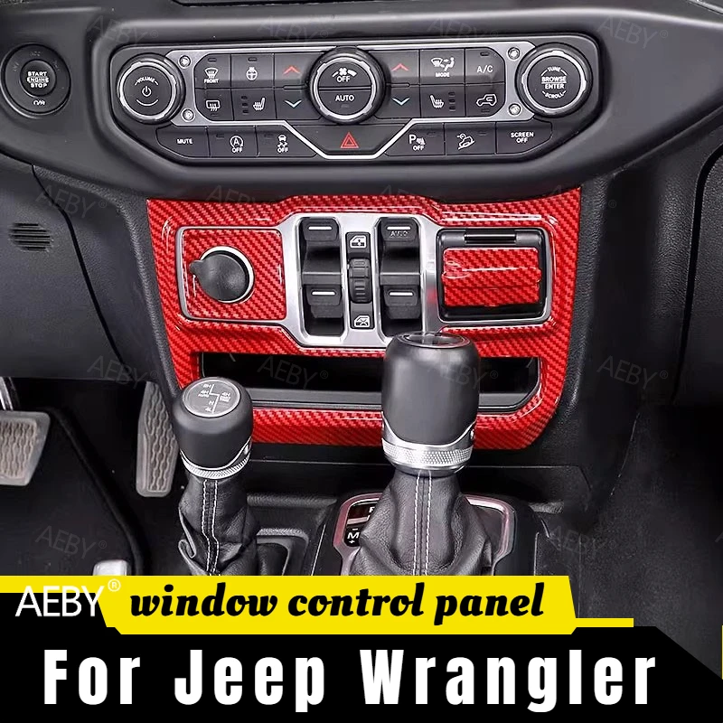 For Jeep Wrangler 2018-2024 Window switch button cover,window control panel,Center console window control decorative cover
For Jeep Wrangler 2018-2024 Window switch button cover,window control panel,Center console window control decorative cover