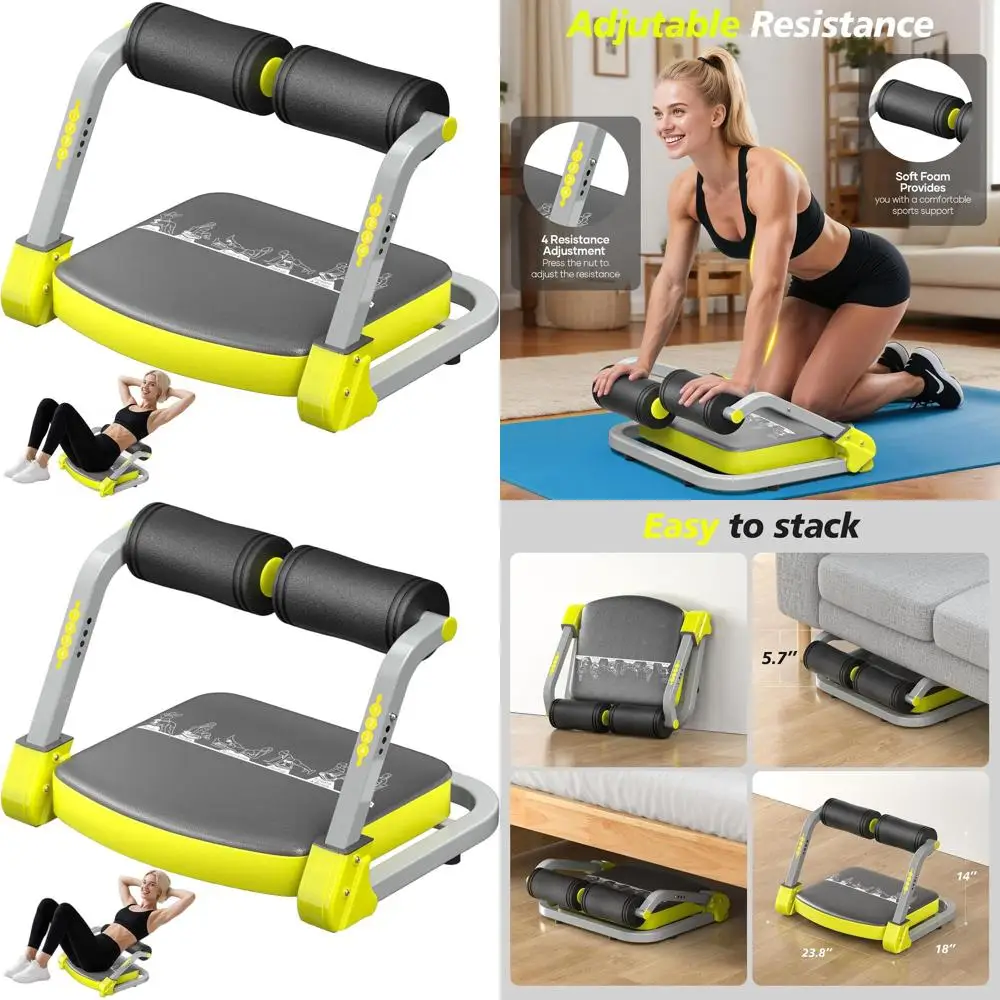 Тренажер для пресса, оборудование для тренировки мышц пресса для домашнего спортзала с регулируемым сопротивлением, тренажер для пресса и упражнений на приседания
Тренажер для пресса, оборудование для тренировки мышц пресса для домашнего спортзала с регулируемым сопротивлением, тренажер для пресса и упражнений на приседания