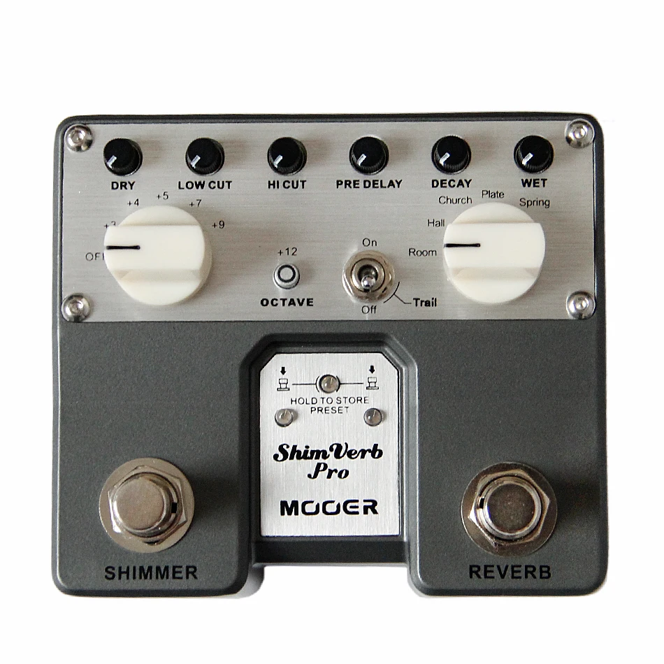 NEW MOOER Shimverb Pro Digital reverb pedal/guitar pedal 5 reverb effects with unique shimmer on/off footswitch
NEW MOOER Shimverb Pro Digital reverb pedal/guitar pedal 5 reverb effects with unique shimmer on/off footswitch