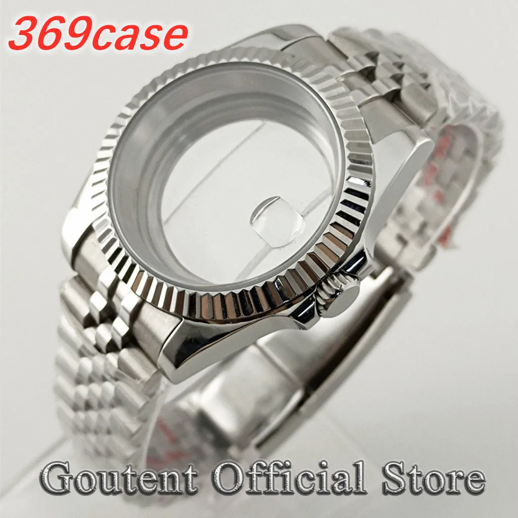 Goutent новый 36/39 мм сапфировое стекло серебряный мужской чехол модный ремешок подходит для автоматического механизма N34 N35 N36 ETA 2824PT5000
Goutent новый 36/39 мм сапфировое стекло серебряный мужской чехол модный ремешок подходит для автоматического механизма N34 N35 N36 ETA 2824PT5000