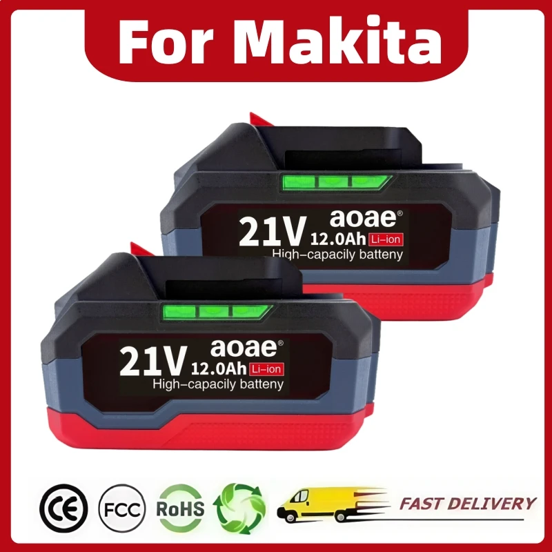 For Makita 18V 21V 3.5/6/9/12/18Ah Rechargeable Lithium Battery18650 Power Tools Cordless Wrench Saw Drill Screwdriver Grinder
For Makita 18V 21V 3.5/6/9/12/18Ah Rechargeable Lithium Battery18650 Power Tools Cordless Wrench Saw Drill Screwdriver Grinder