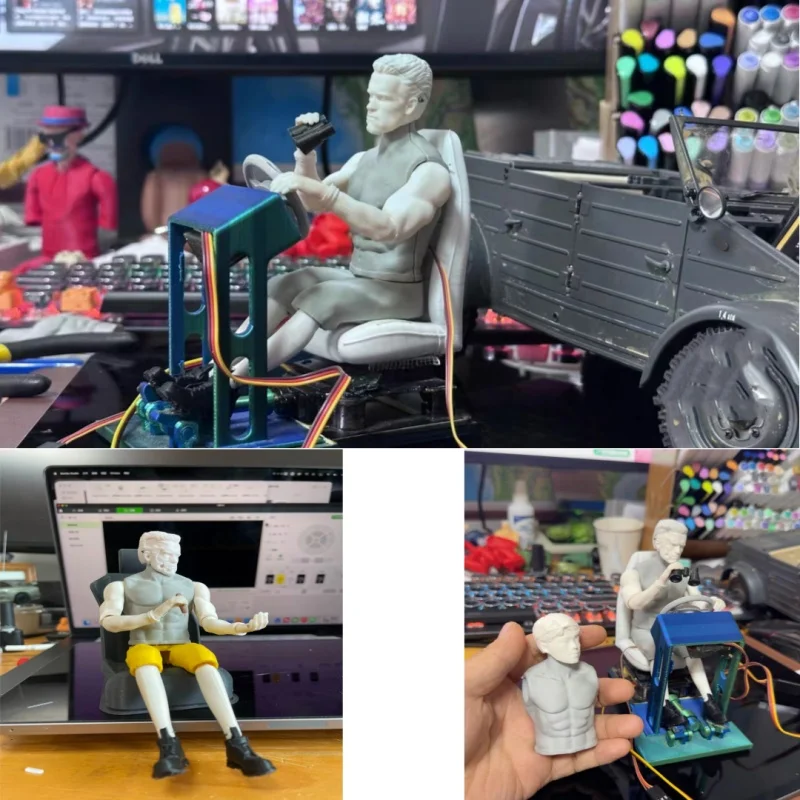 Радиоуправляемый драйвер Bearded Guy, окрашенный комплект в разобранном виде, детали для самостоятельного изготовления для 1:14 1:16, радиоуправляемый гидравлический погрузчик, 1:10, гусеничный грузовик, трактор, игрушка-прицеп
Радиоуправляемый драйвер Bearded Guy, окрашенный комплект в разобранном виде, детали для самостоятельного изготовления для 1:14 1:16, радиоуправляемый гидравлический погрузчик, 1:10, гусеничный грузовик, трактор, игрушка-прицеп