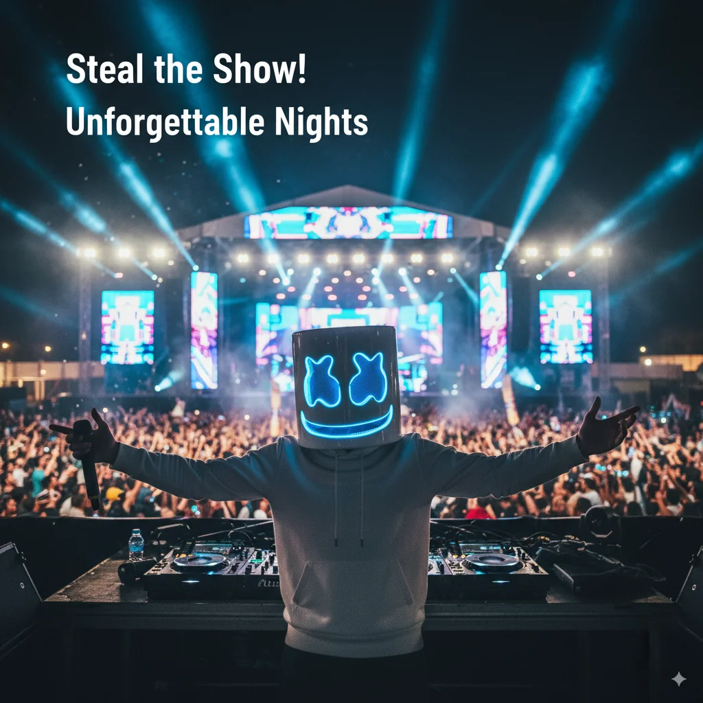 Halloween Cosplay LED DJ Mask Marshmallow Style Helmet Full Face Luminous Headgear for Rave Music Festival Club Party Performanc
Halloween Cosplay LED DJ Mask Marshmallow Style Helmet Full Face Luminous Headgear for Rave Music Festival Club Party Performanc