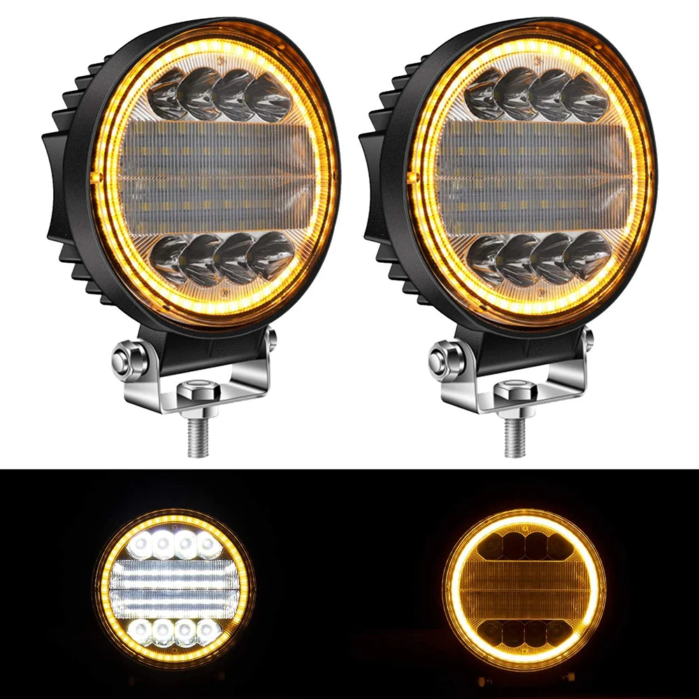4-Inch 72W LED Round Spot Work Light Combo Flood Driving Waterproof Lamp, for Truck SUV 4WD 4x4 led bar offroad ATV Jeep Tractor
4-Inch 72W LED Round Spot Work Light Combo Flood Driving Waterproof Lamp, for Truck SUV 4WD 4x4 led bar offroad ATV Jeep Tractor