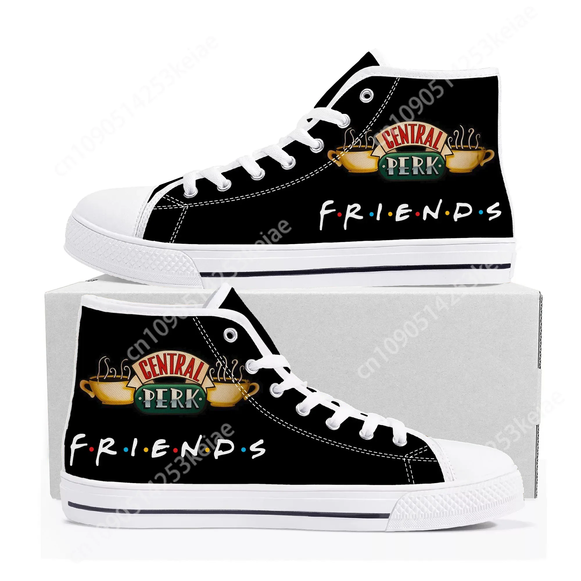 Высокие кроссовки для ТВ-шоу Central Perk CoffeeFriends, мужские и женские парусиновые кроссовки для подростков, повседневная обувь на заказ, обувь на заказ
Высокие кроссовки для ТВ-шоу Central Perk CoffeeFriends, мужские и женские парусиновые кроссовки для подростков, повседневная обувь на заказ, обувь на заказ