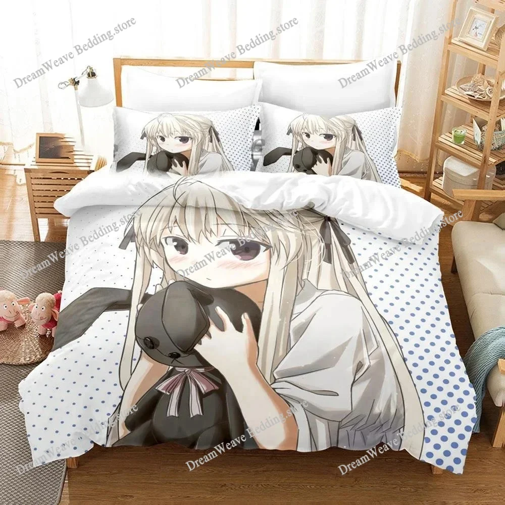 Home Textile Cartoons Yosuga No Sora Kasugano Cover Duvet Cover Pillow Case Boy Girl Polyester Bedding Set King Queen Twin Size
Home Textile Cartoons Yosuga No Sora Kasugano Cover Duvet Cover Pillow Case Boy Girl Polyester Bedding Set King Queen Twin Size