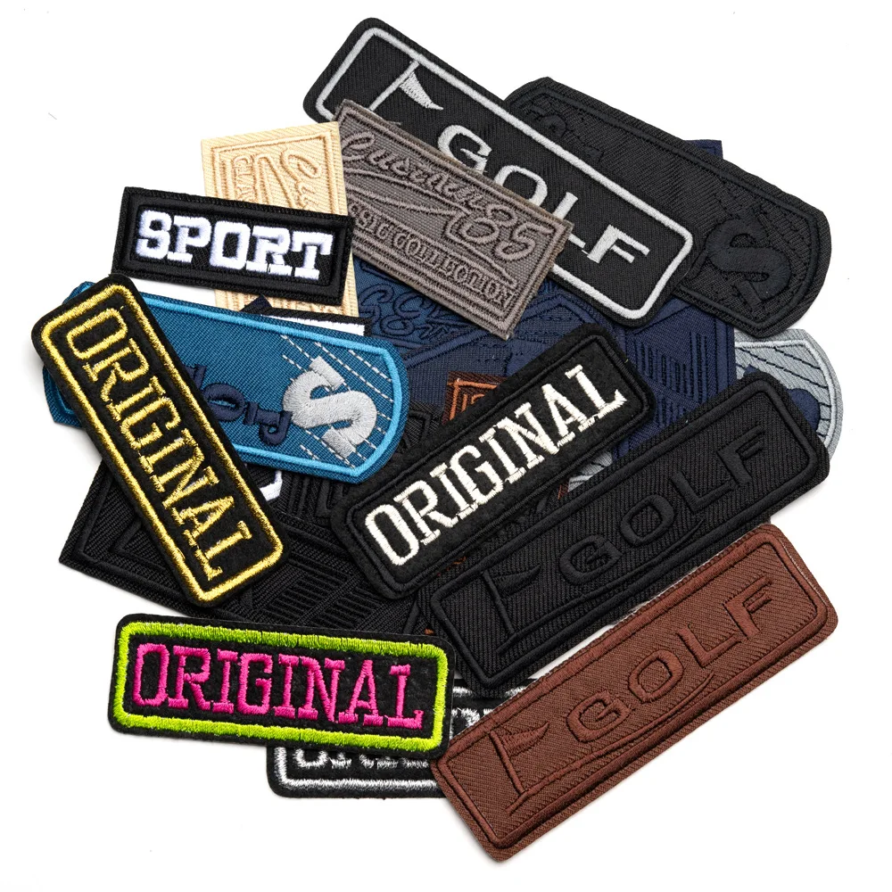 Simple Letter Embroidery Patch Applique for Clothes Repair Iron on Patches Sticker Sewing DIY T-shirt Hat Backpack Bag Sticker
Simple Letter Embroidery Patch Applique for Clothes Repair Iron on Patches Sticker Sewing DIY T-shirt Hat Backpack Bag Sticker