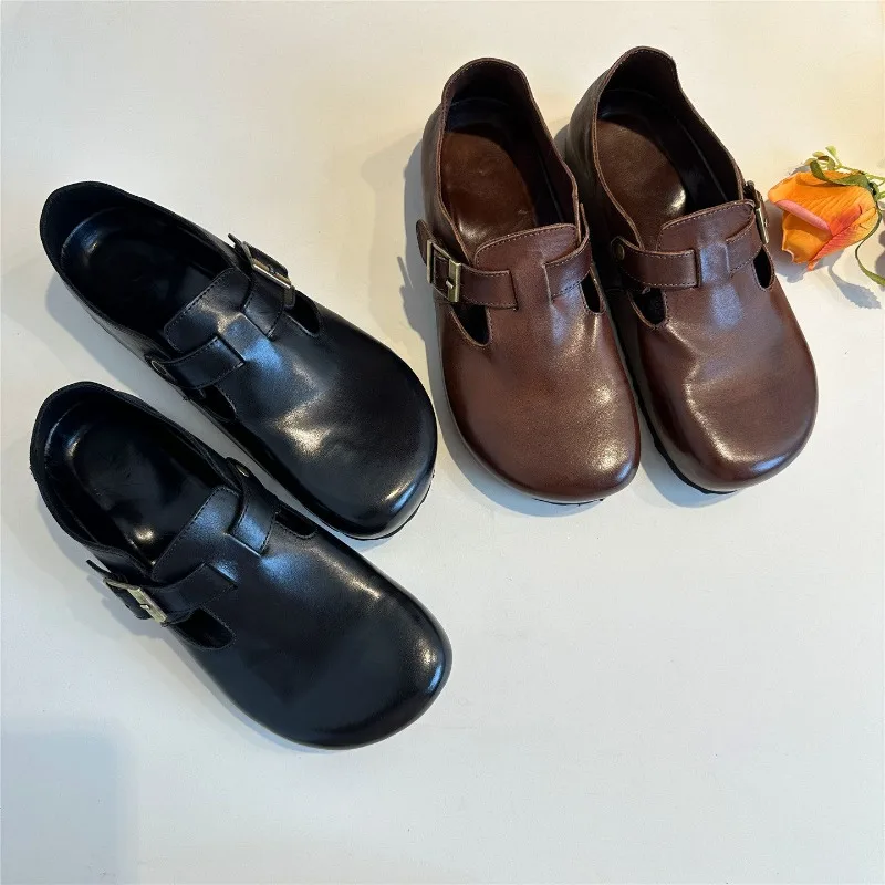 Washed Horse Leather Casual Shoes Women Exquisite Flat Loafers Vintage Soft Comfortable Street Trendy Sneakers
Washed Horse Leather Casual Shoes Women Exquisite Flat Loafers Vintage Soft Comfortable Street Trendy Sneakers