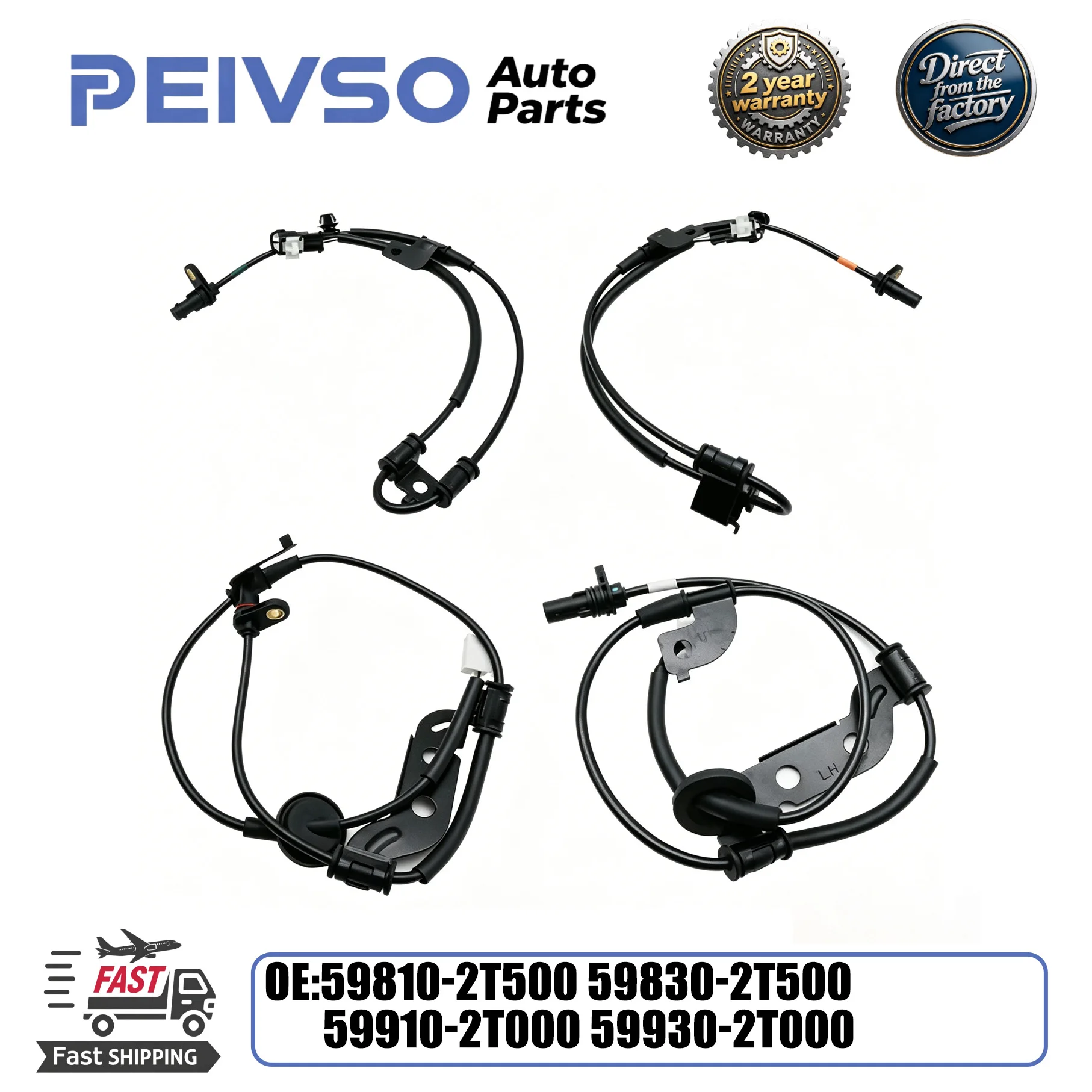 59810-2T500 New ABS Wheel Speed Sensor Front Rear Left Right For Kia Optima 11-12 2.0L 2.4L 59830-2T500 59910-2T000 59930-2T000
59810-2T500 New ABS Wheel Speed Sensor Front Rear Left Right For Kia Optima 11-12 2.0L 2.4L 59830-2T500 59910-2T000 59930-2T000