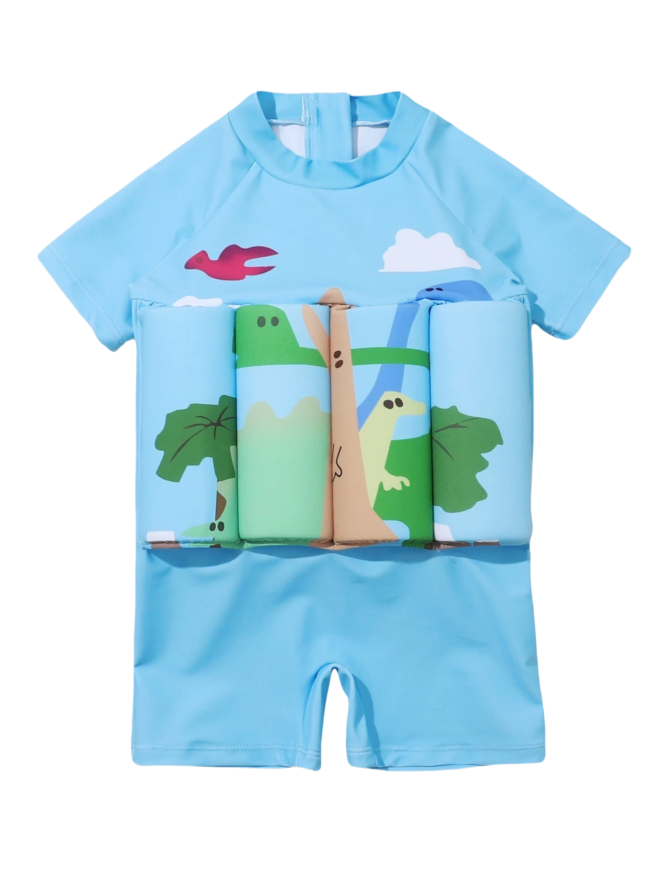 Kids' Buoyancy Swimsuit, Short-Sleeve One-Piece for Boys & Girls, Slim Fit with Zipper, Easy On/Off, Removable Adjustable Float
Kids' Buoyancy Swimsuit, Short-Sleeve One-Piece for Boys & Girls, Slim Fit with Zipper, Easy On/Off, Removable Adjustable Float