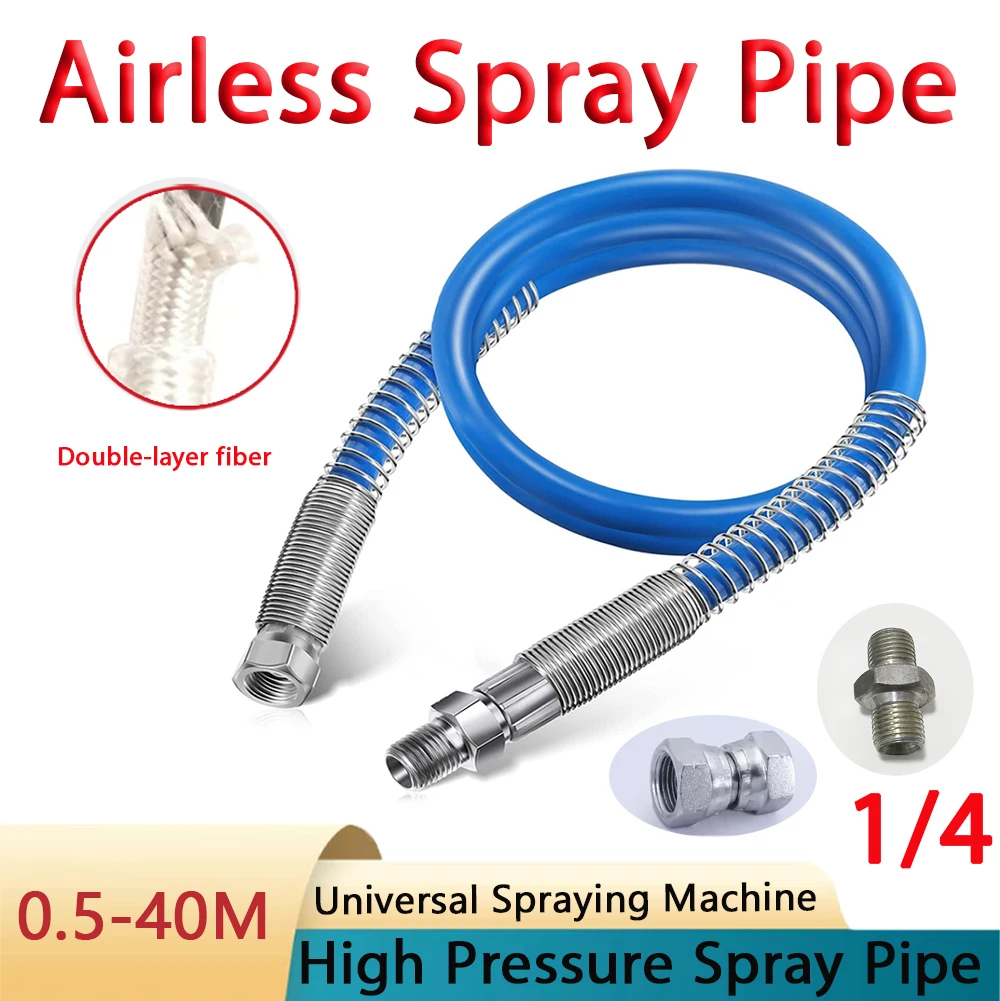 Ultra Flexible 0.5-40m Double-Layer Fiber Pipe Paint Hose High Pressure Hose Fiber Tube 1/4 Inch Airless High-Pressure Pipe
Ultra Flexible 0.5-40m Double-Layer Fiber Pipe Paint Hose High Pressure Hose Fiber Tube 1/4 Inch Airless High-Pressure Pipe