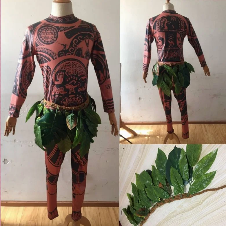 Sweet Cosplay Maui Halloween Adult Costume Cartoon Ocean Wonder Maui Moana Anime Set Female Version Elasticated Lycra Material
Sweet Cosplay Maui Halloween Adult Costume Cartoon Ocean Wonder Maui Moana Anime Set Female Version Elasticated Lycra Material