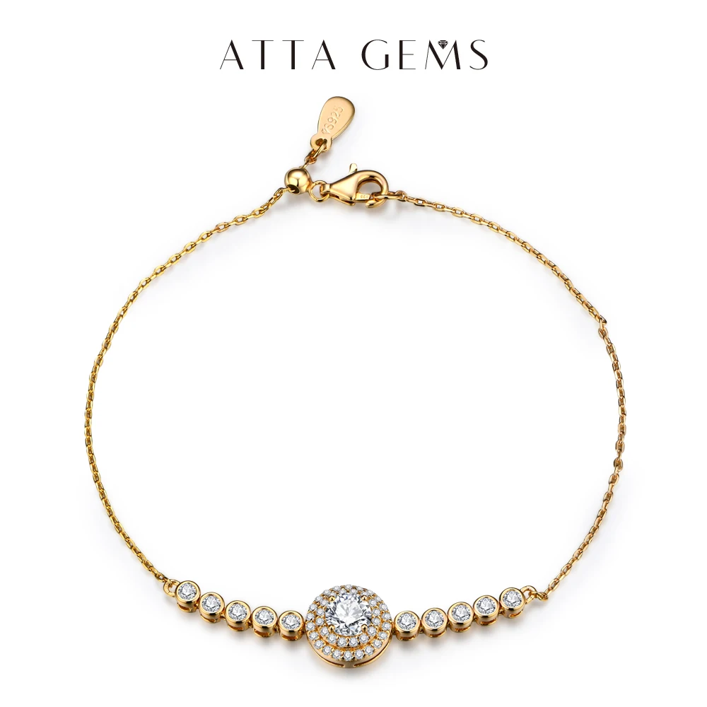 ATTAGEMS D Color Moissanite Bracelet for Women 100% 925 Sterling Silver High Quality Charms Jewelry Engagement Anniversary Fine
ATTAGEMS D Color Moissanite Bracelet for Women 100% 925 Sterling Silver High Quality Charms Jewelry Engagement Anniversary Fine