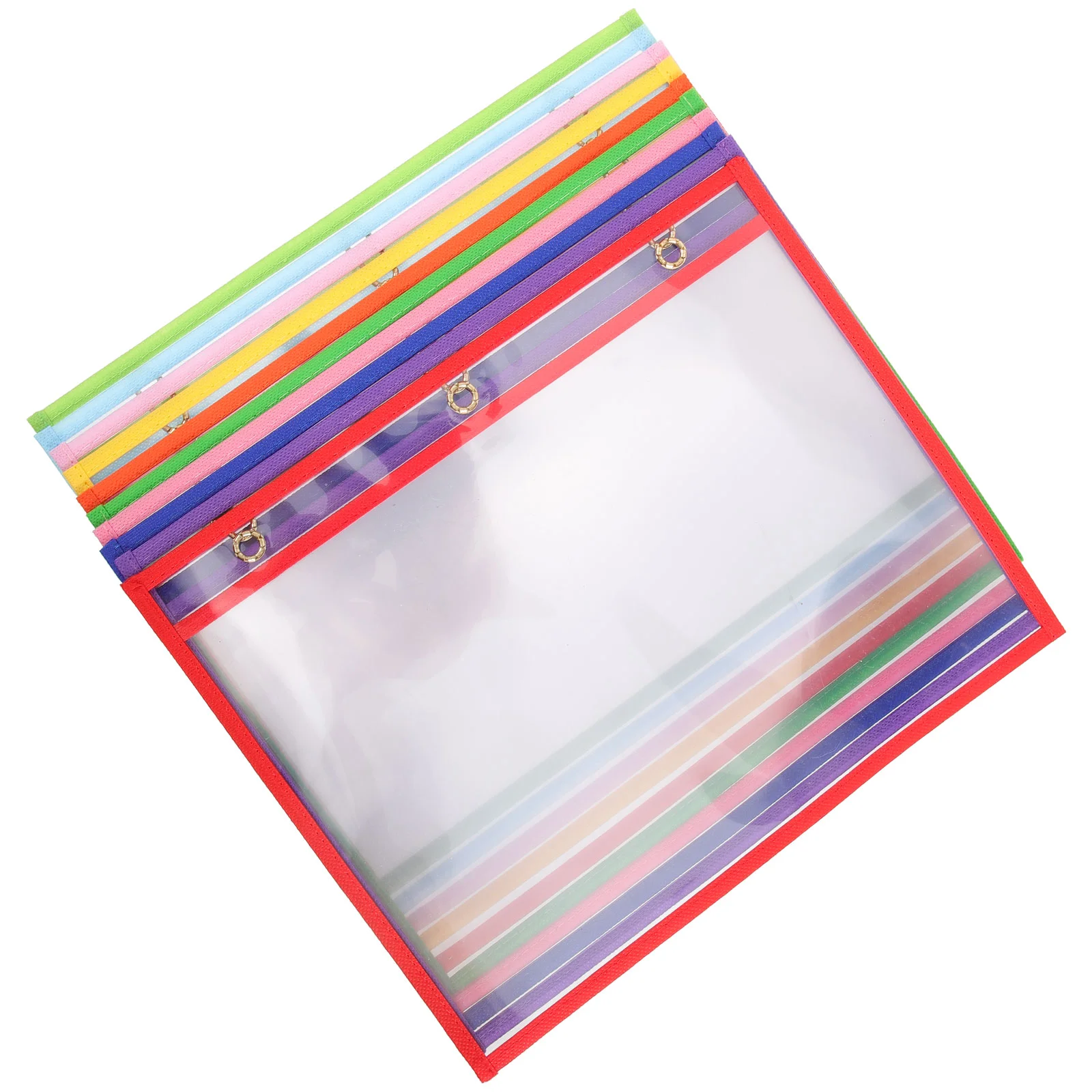 10 Pcs Dry Erase Pockets Bags Clear Files Write on Wipe off Sleeves Shop Ticket Holder
10 Pcs Dry Erase Pockets Bags Clear Files Write on Wipe off Sleeves Shop Ticket Holder