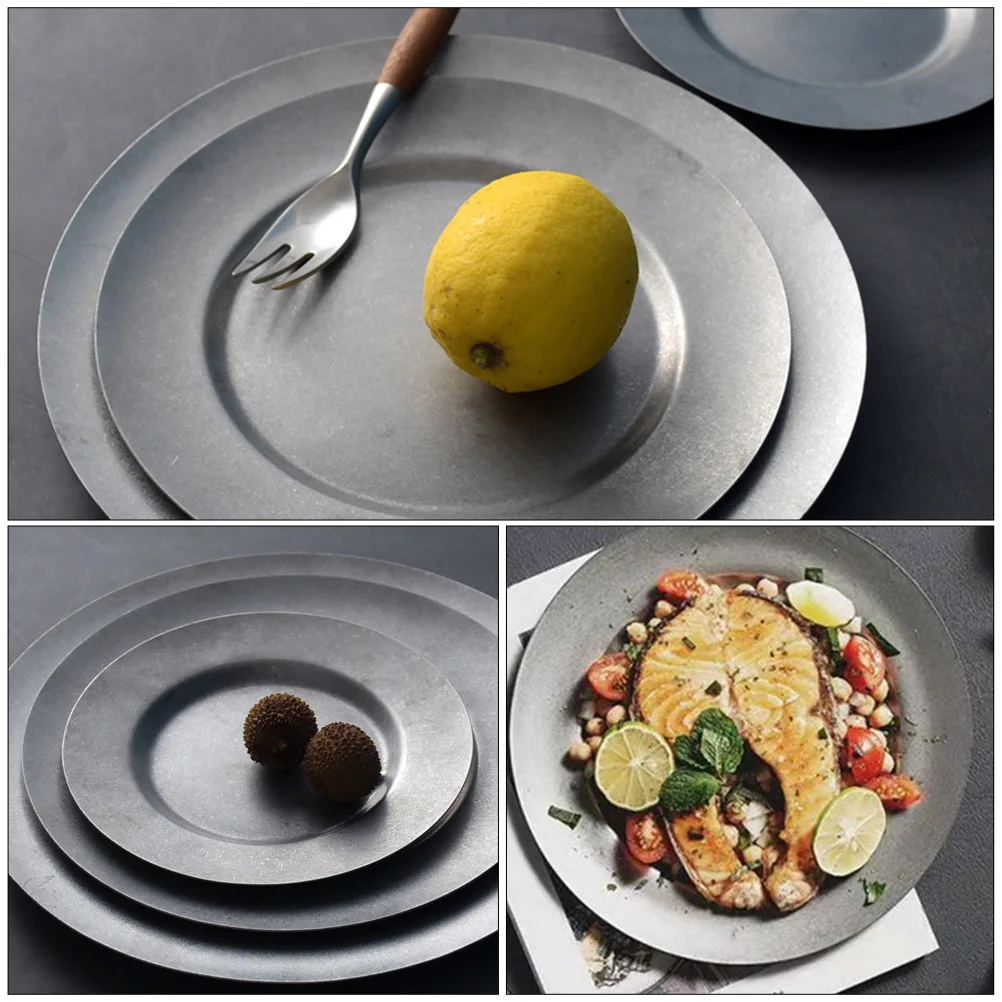 1pc Sweet Dessert Plate Round Stainless Steel Food Serving Plate For Party Buffet Cake Display Rust-Proof Kitchen
1pc Sweet Dessert Plate Round Stainless Steel Food Serving Plate For Party Buffet Cake Display Rust-Proof Kitchen