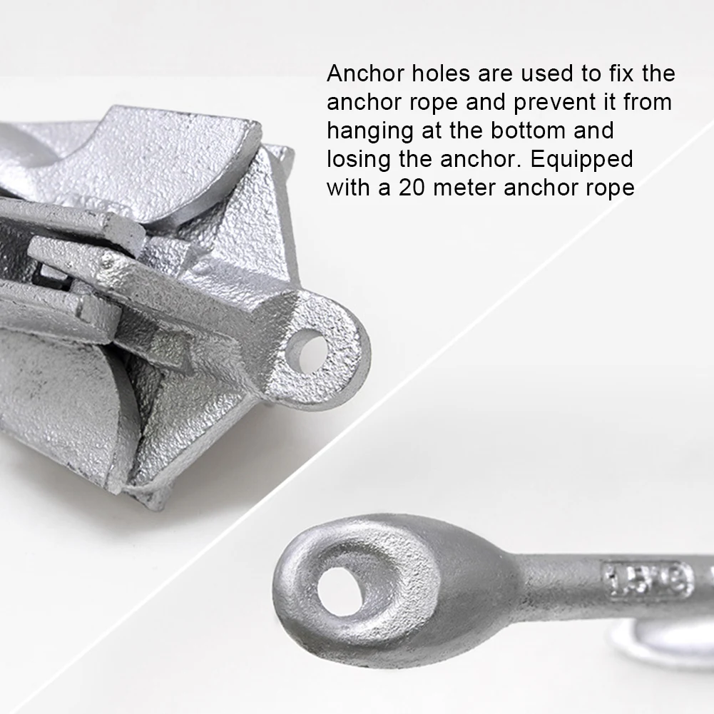 Якорь захвата 0,7/1,5 кг с мотузкой 65 футов и буйком, якорь для каяка для рыбалки на каяках, каноэ, реактивных лыж, SUP доска
Якорь захвата 0,7/1,5 кг с мотузкой 65 футов и буйком, якорь для каяка для рыбалки на каяках, каноэ, реактивных лыж, SUP доска